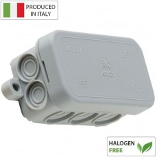 Κουτί Στεγανό 71x33x30mm IP55 Γκρι Elettrocanali EC411C1